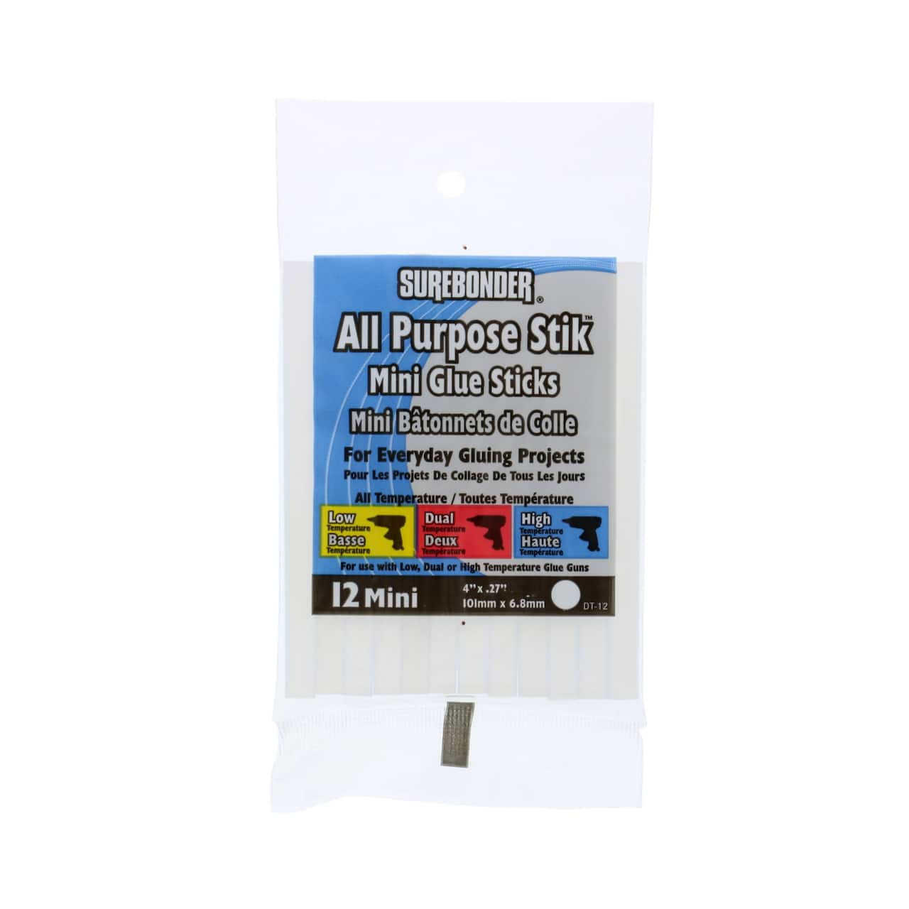 All Purpose Stik Mini Glue Sticks - 4